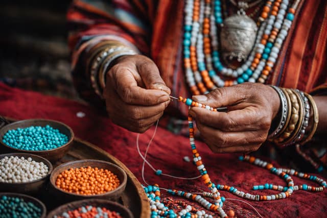 Traditional tribal woman portrait