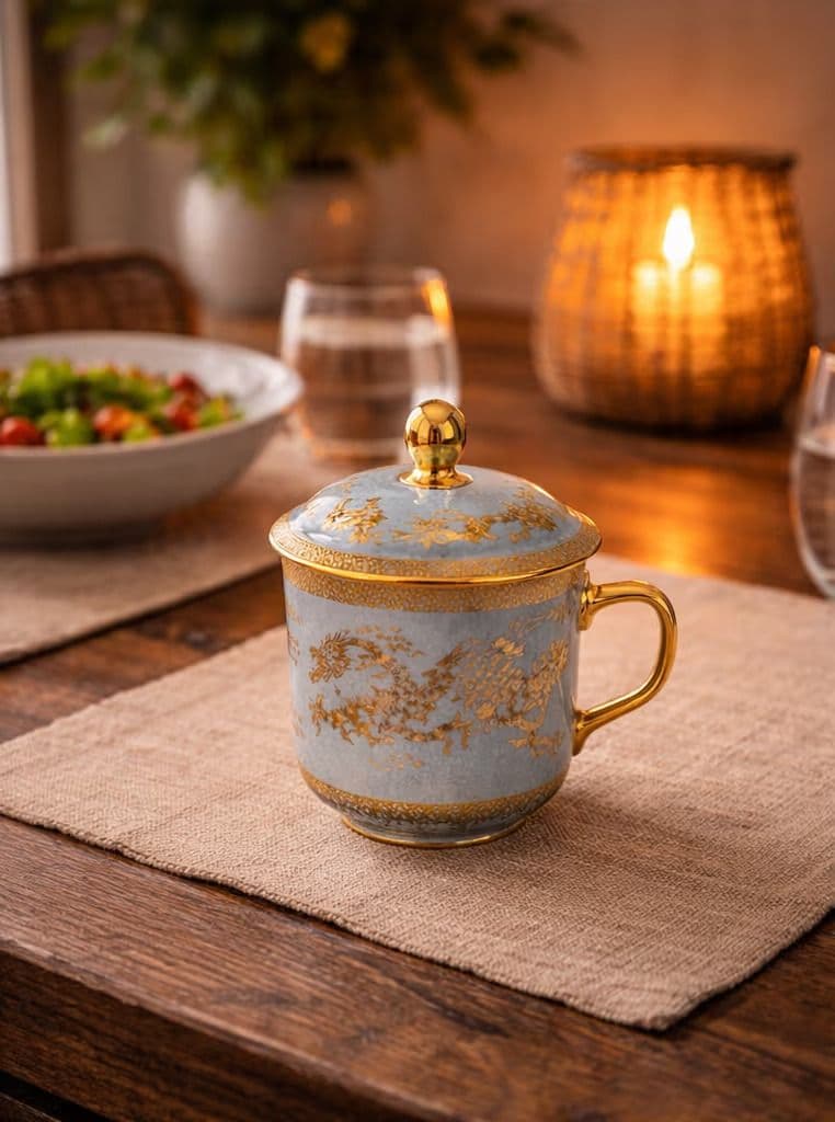 Imperial Dragon Motif Teacup view 2