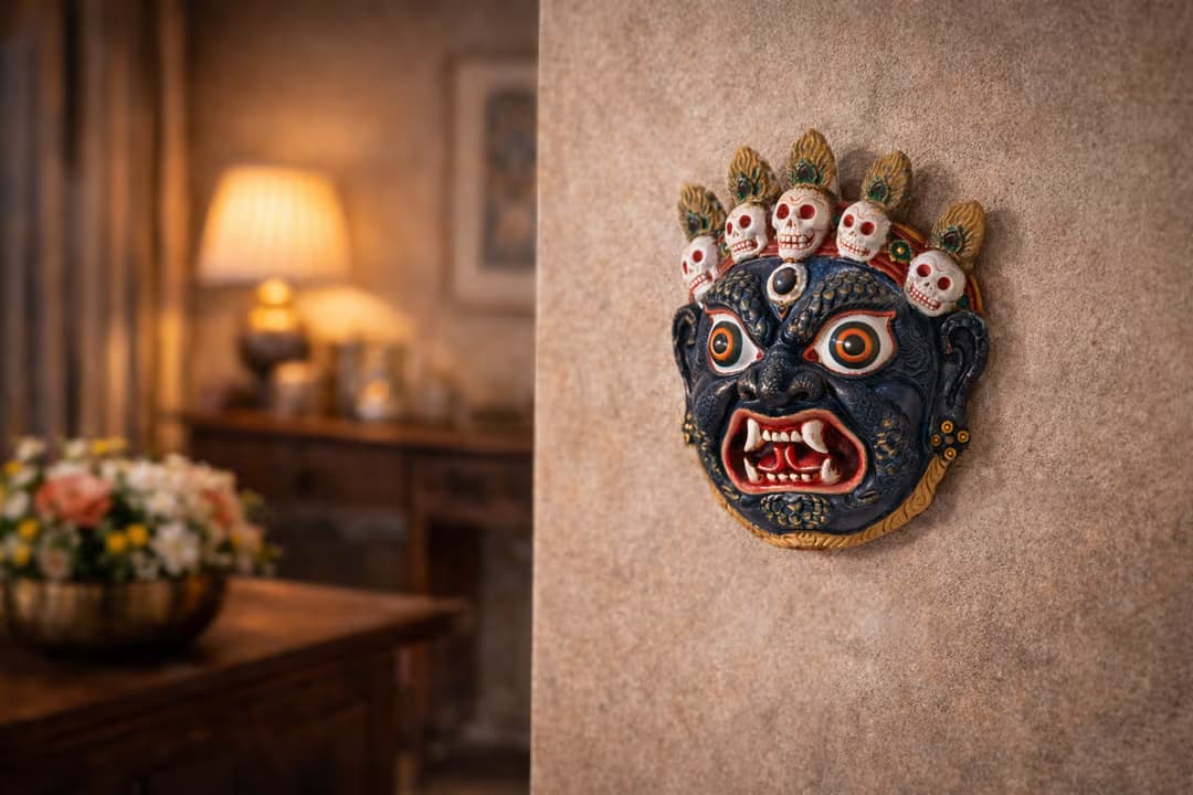 Sacred Ceremonial Wall Mask view 2